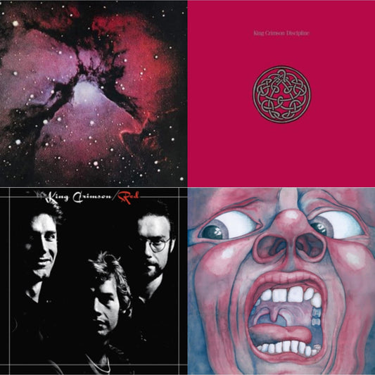 Islands (200G/Remix/Ltd) & Discipline (200G/2022 Steven Wilson Remix) & Red (200G) & In The Court Of The Crimson King (200G)