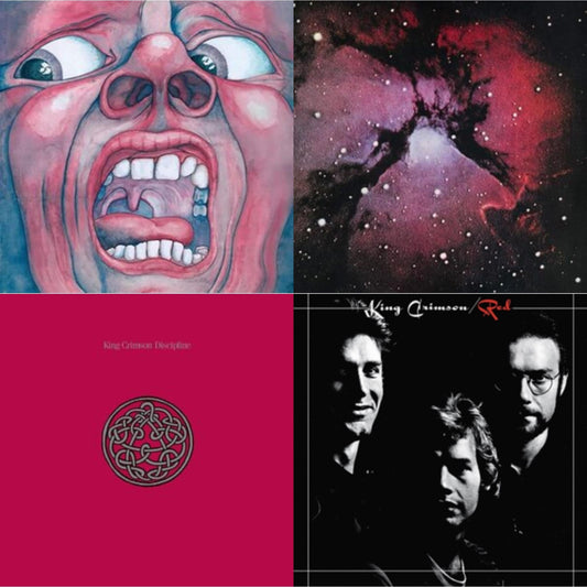 In The Court Of Crimson (200G/Remix/Ltd) & Islands (200G/Remix/Ltd) & Discipline (200G/2022 Steven Wilson Remix) & Red (200G)