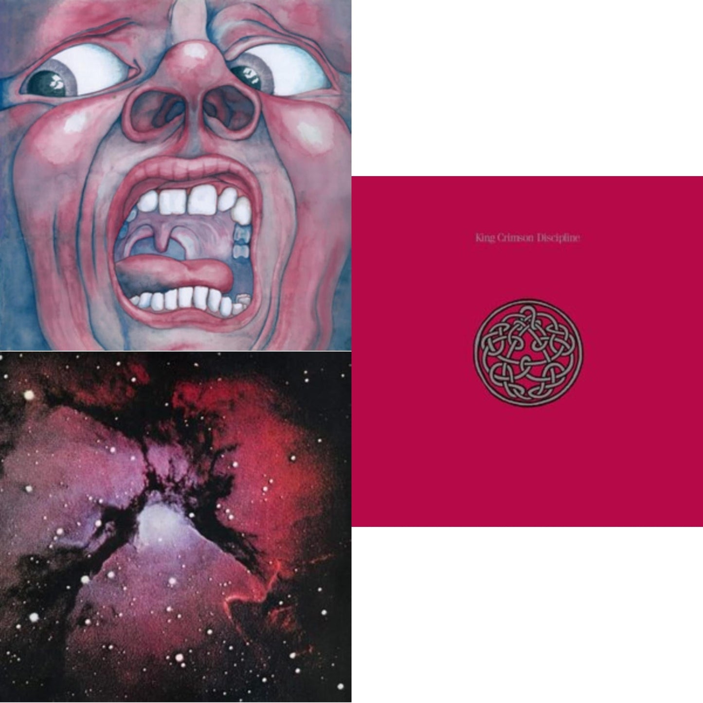 This is a 3 LP Vinyl SKU bundle.
1.This LP Vinyl is brand new.Format: LP VinylMusic Style: Prog RockThis item's title is: Islands (200G/Remix/Ltd)Artist: King CrimsonLabel: PANEGYRICBarcode: 633367791917Release Date: 6/26/2020
2.This LP Vinyl is brand new.