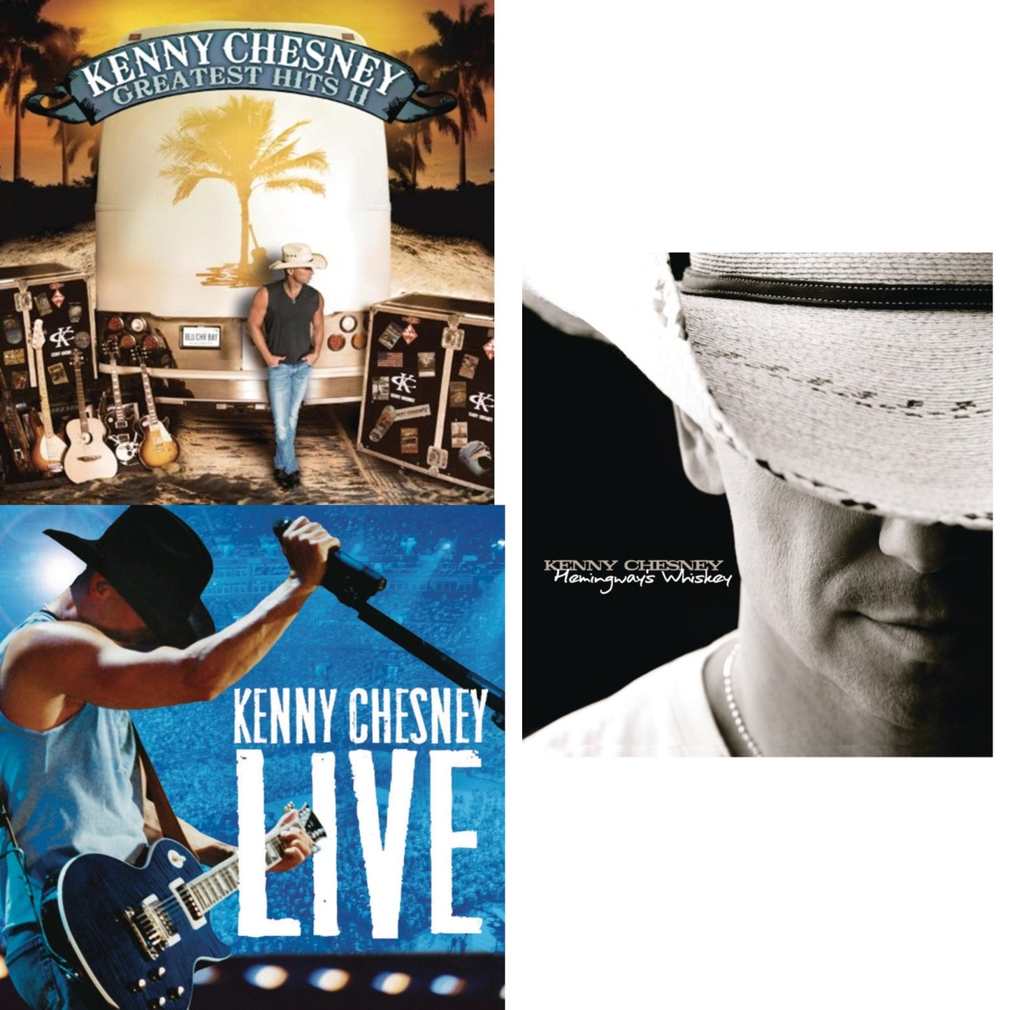 Greatest Hits Ii & Kenny Chesney Live & Hemingway's Whiskey