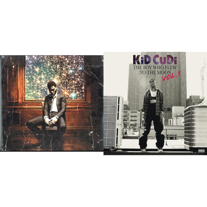 Kid Cudi - Boy Who Flew To & Man On Moon 2: Legend Of Mr Rager - LP Vinyl Bundle