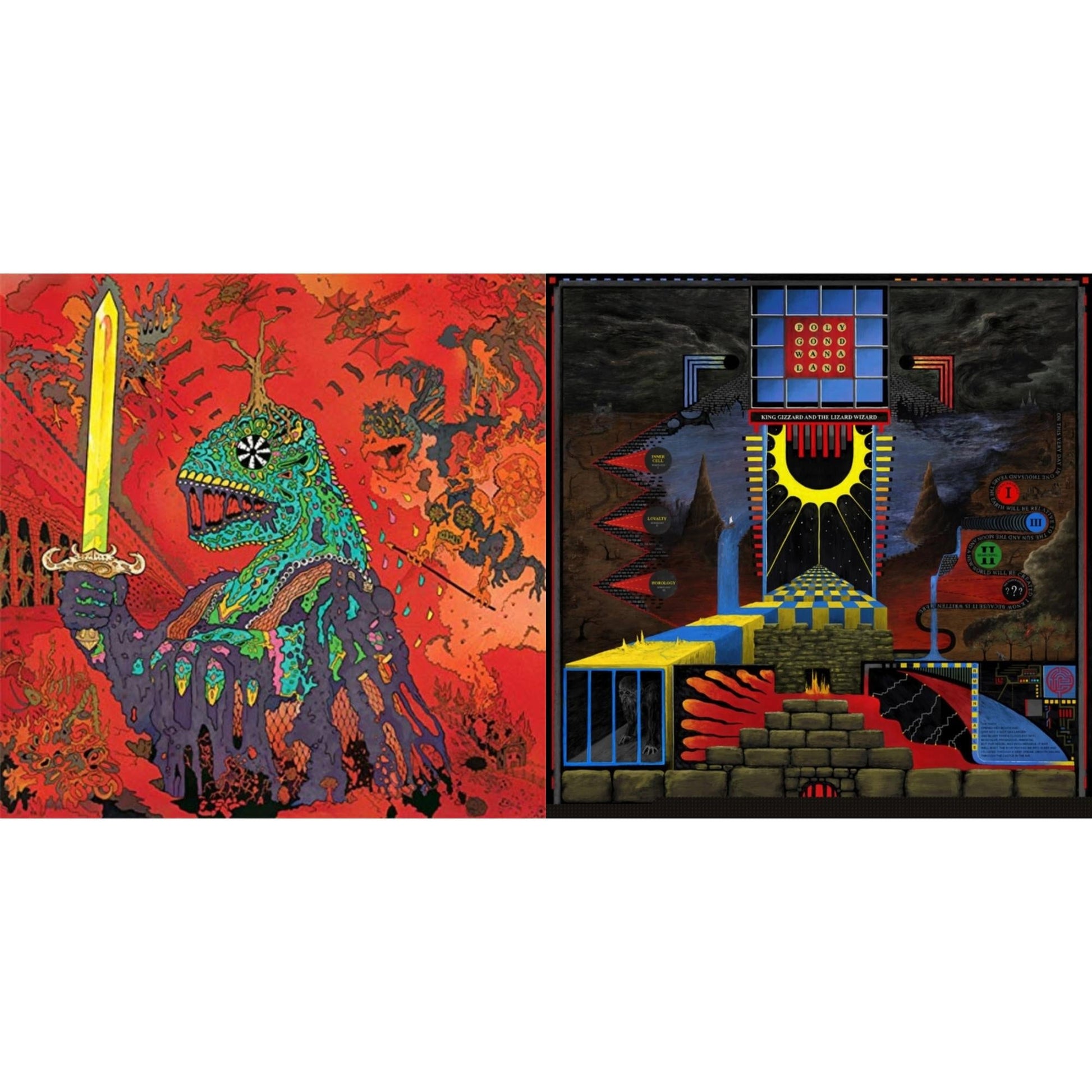 This is a 2 LP Vinyl SKU bundle.
1.This LP Vinyl is brand new.Format: LP VinylMusic Style: Psychedelic RockThis item's title is: PolygondwanalandArtist: King Gizzard & The Lizard WizardLabel: FlightlessBarcode: 880882321215Release Date: 3/16/2018
2.This LP Vinyl is brand new.