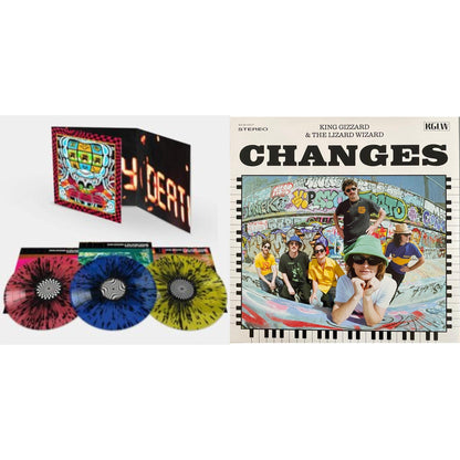 King Gizzard - Live In Las Vegas 24 (Splatter LP Vinyl) & Changes (Recycled Black Wax LP Vinyl)
