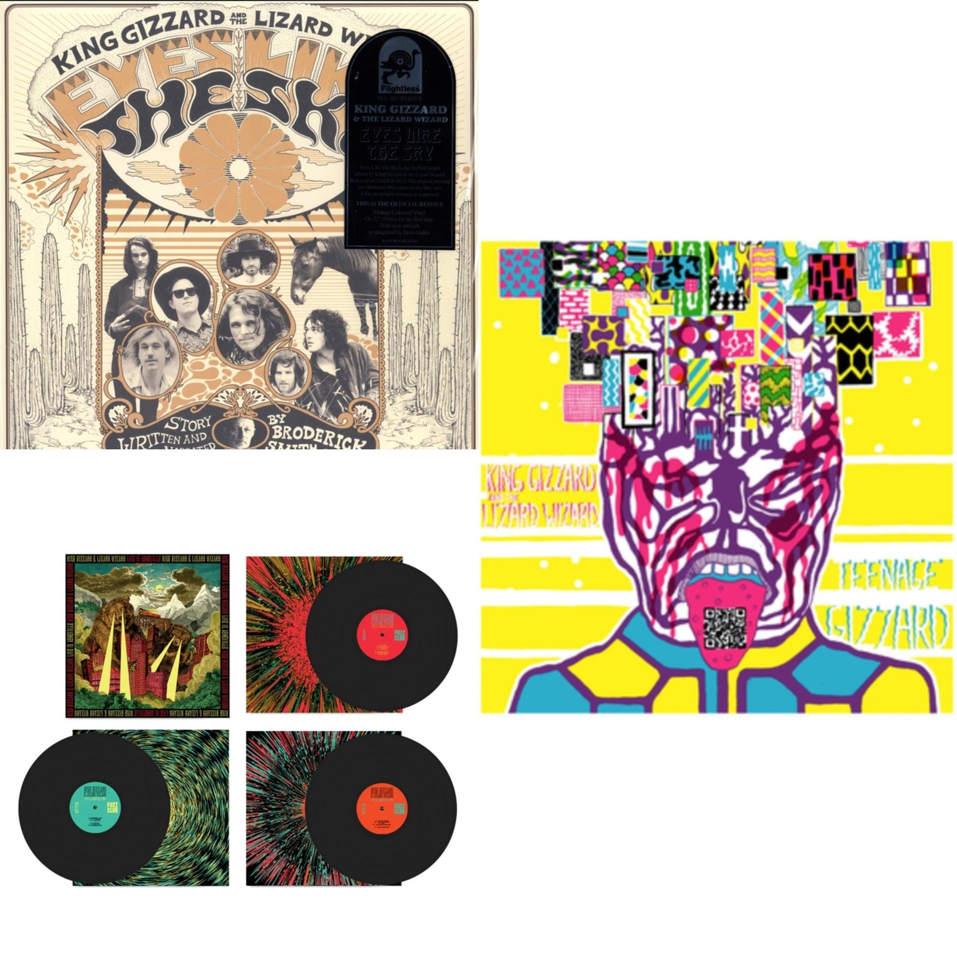 This is a 3 LP Vinyl SKU bundle.
1.This LP Vinyl is brand new.Format: LP VinylThis item's title is: Live In Adelaide '19 (Fuzz Club Official Bootleg)Artist: King Gizzard & The Lizard WizardLabel: FUZZ CLUBBarcode: 5060467887144Release Date: 1/10/2025
2.This LP Vinyl is brand new.