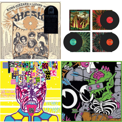 This is a 4 LP Vinyl SKU bundle.
1.This LP Vinyl is brand new.Format: LP VinylThis item's title is: Live In Adelaide '19 (Fuzz Club Official Bootleg)Artist: King Gizzard & The Lizard WizardLabel: FUZZ CLUBBarcode: 5060467887144Release Date: 1/10/2025
2.This LP Vinyl is brand new.