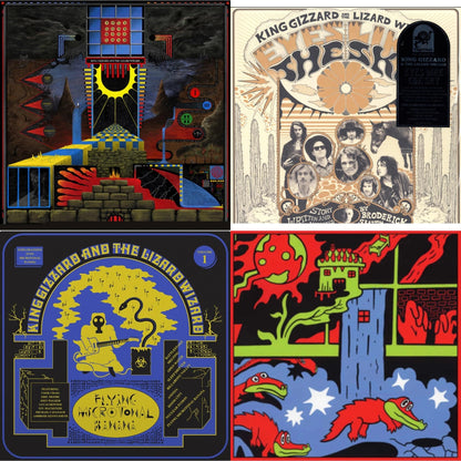 This is a 4 LP Vinyl SKU bundle.
1.This LP Vinyl is brand new.Format: LP VinylThis item's title is: Live In Paris '19 (Fuzz Club Official Bootleg)Artist: King Gizzard & The Lizard WizardLabel: FUZZ CLUBBarcode: 5060467887120Release Date: 5/28/2021
2.This LP Vinyl is brand new.