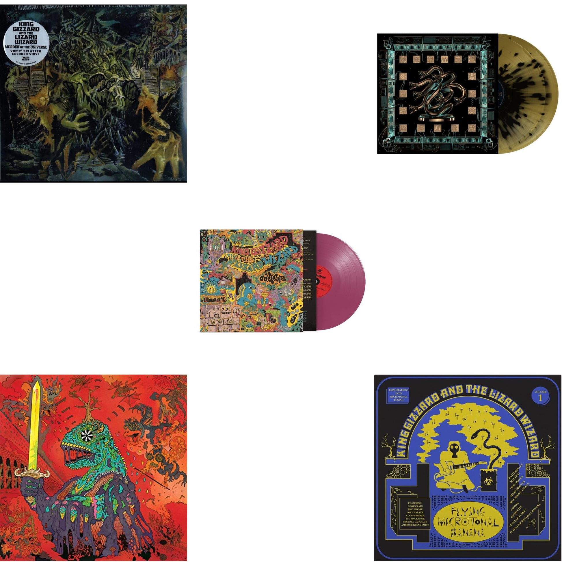 This is a 5 LP Vinyl SKU bundle.
1.This LP Vinyl is brand new.