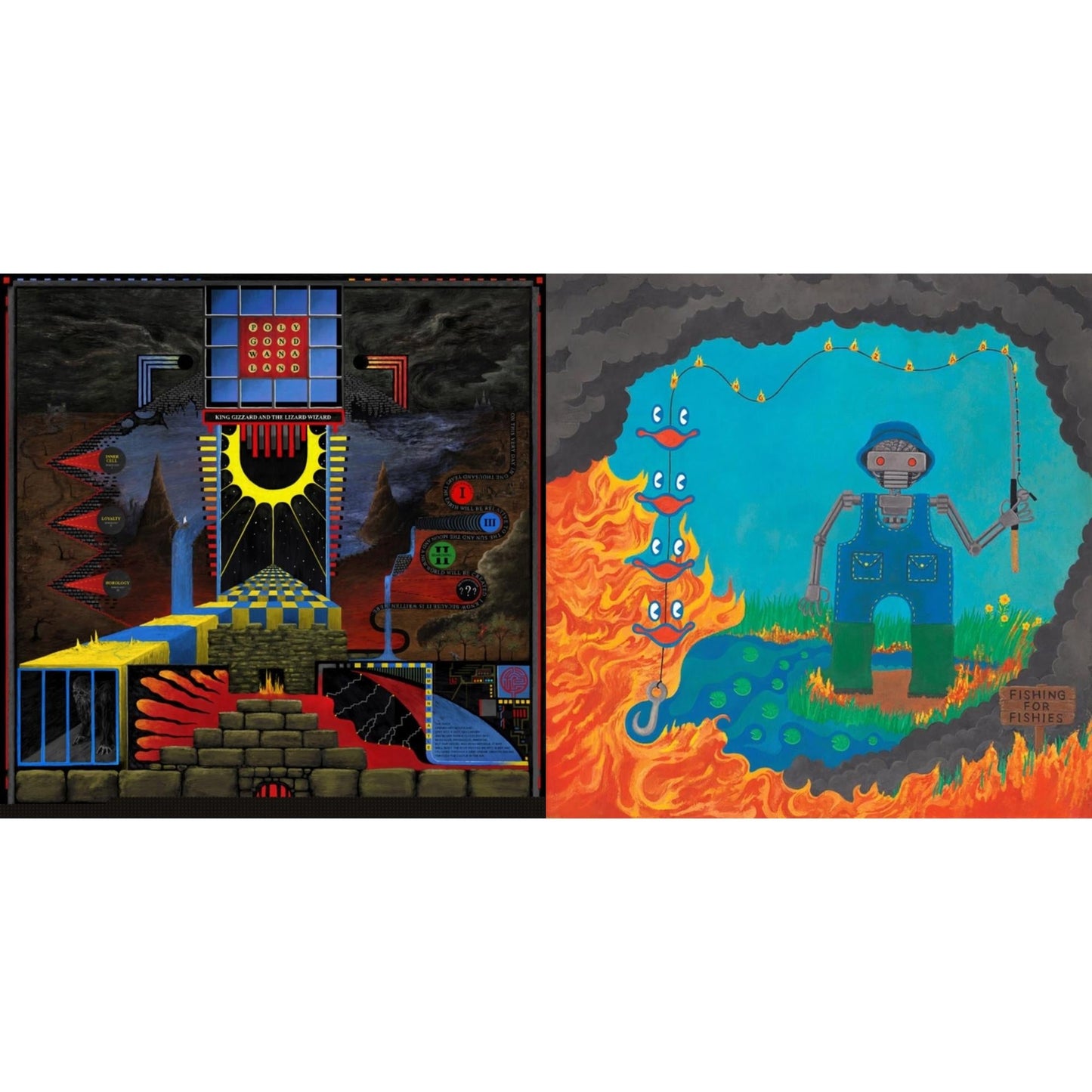 Polygondwanaland & Fishing For Fishies (Oil Spill Edition LP Vinyl)
