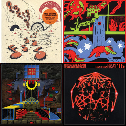 Live In Paris '19 (Fuzz Club Official Bootleg) & Polygondwanaland & Gumboot Soup & Live In San Francisco '16 (Deluxe/2LP/Fog/Sunburst Vinyl)