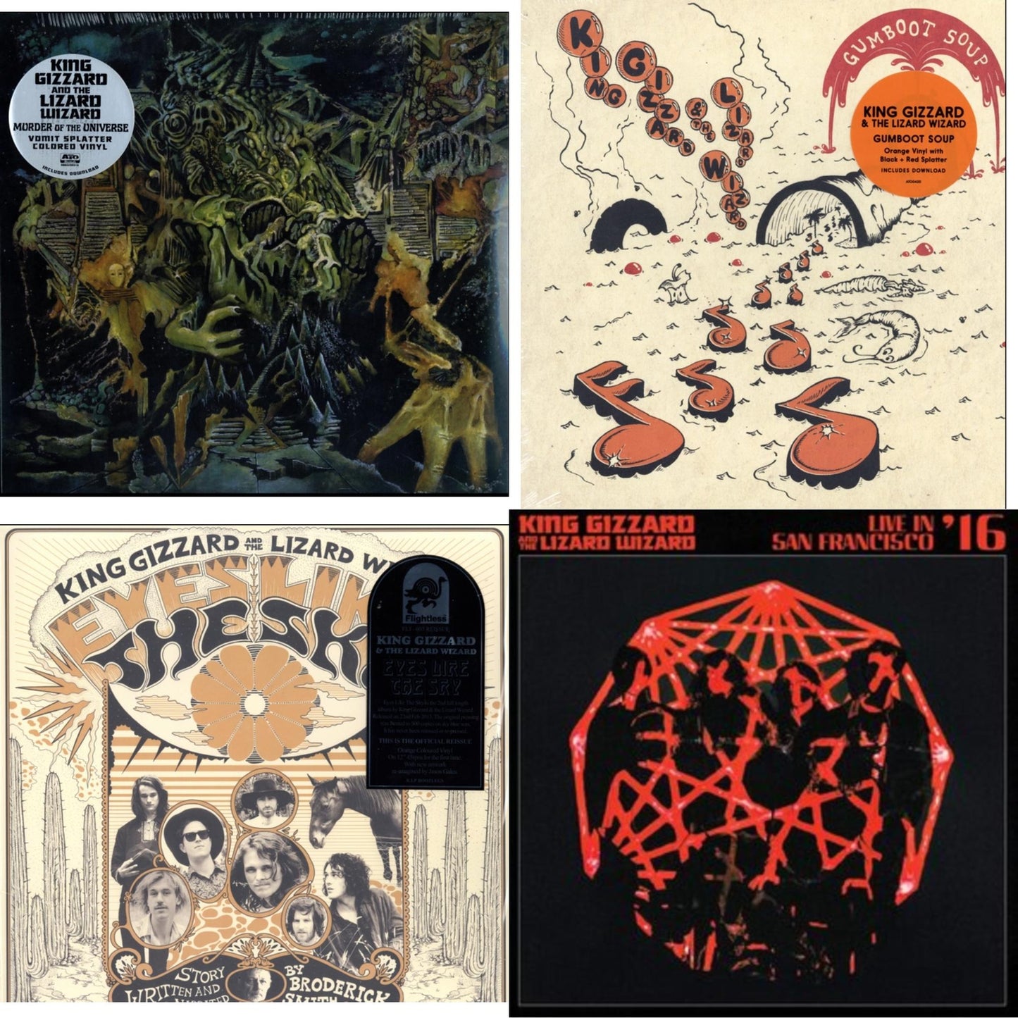 This is a 4 LP Vinyl SKU bundle.
1.This LP Vinyl is brand new.
