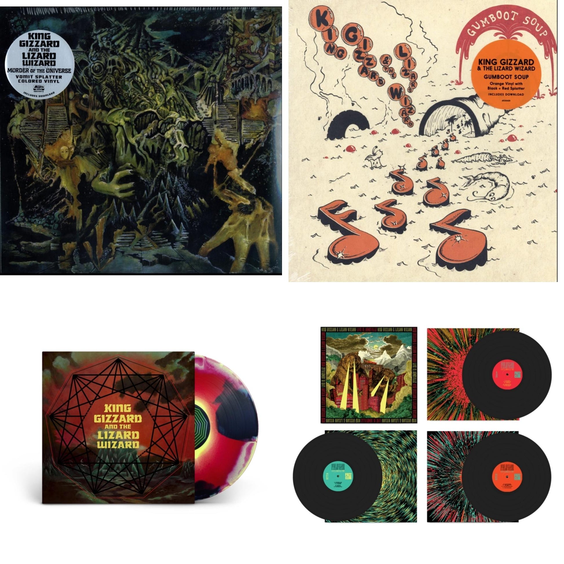 This is a 4 LP Vinyl SKU bundle.
1.This LP Vinyl is brand new.