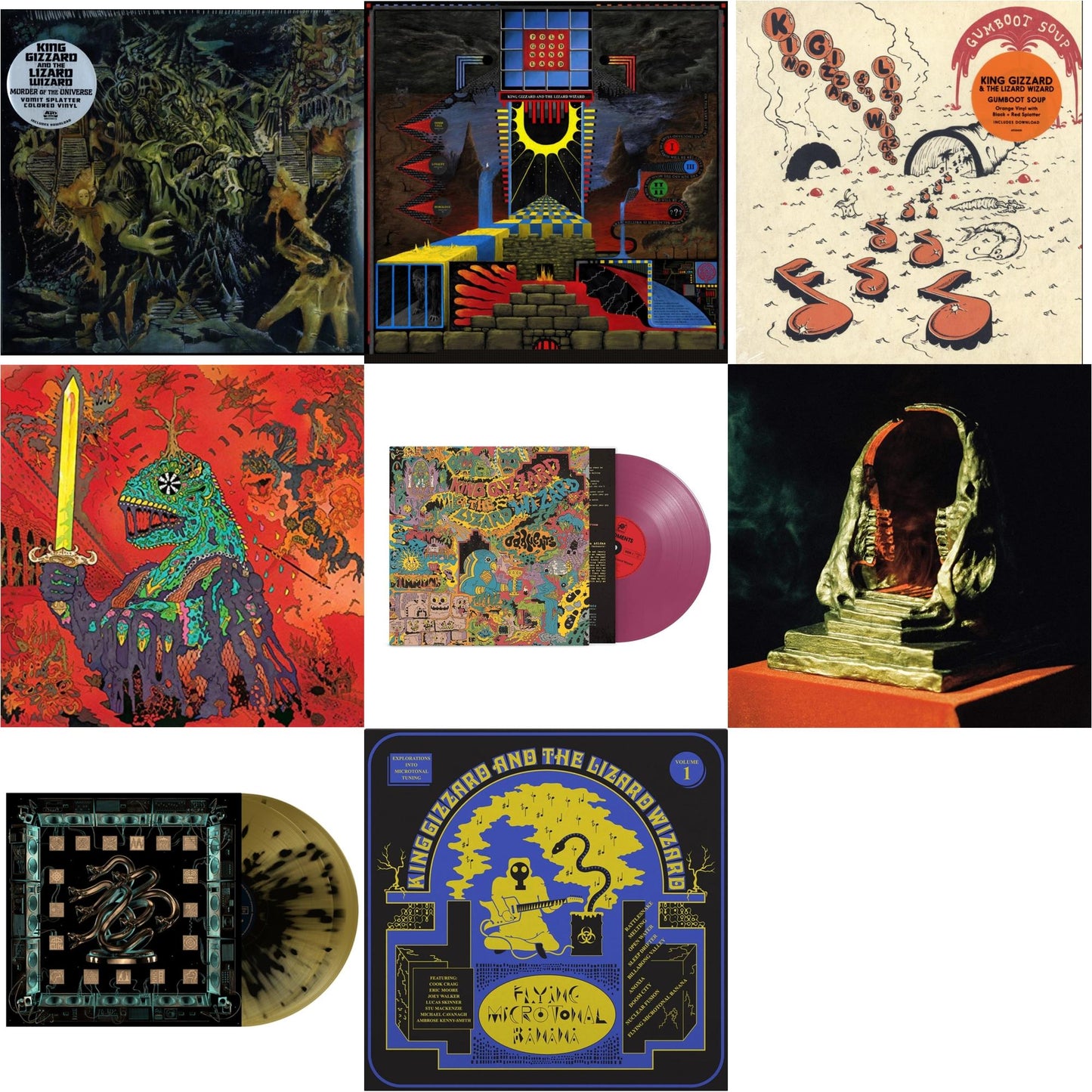 This is a 8 LP Vinyl SKU bundle.
1.This LP Vinyl is brand new.