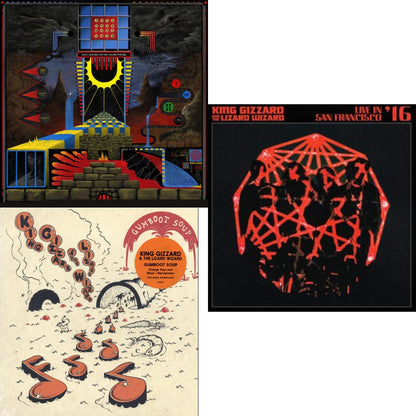 Polygondwanaland & Gumboot Soup & Live In San Francisco '16 (Deluxe/2LP/Fog/Sunburst Vinyl)