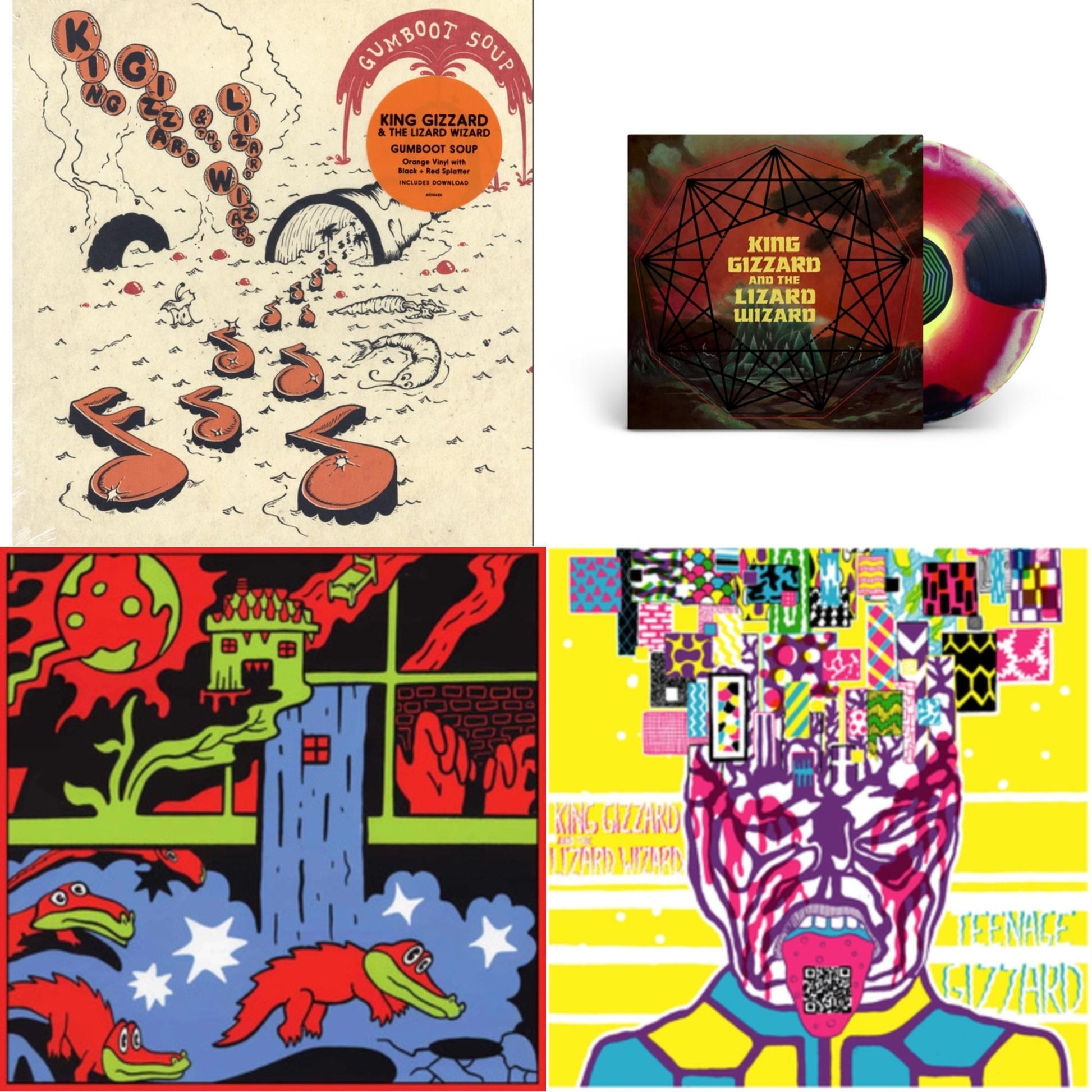This is a 4 LP Vinyl SKU bundle.
1.This LP Vinyl is brand new.Format: LP VinylThis item's title is: Live In Paris '19 (Fuzz Club Official Bootleg)Artist: King Gizzard & The Lizard WizardBarcode: 5060467887120Release Date: 5/28/2021
2.This LP Vinyl is brand new.