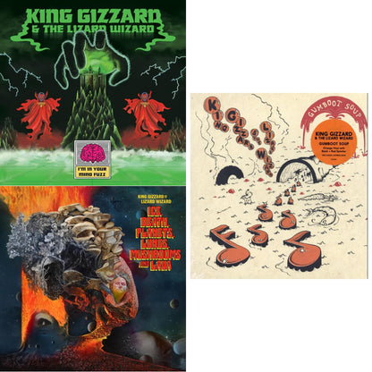 I'm In Your Mind Fuzz & Ice, Death, Planets, Lungs, Mushrooms & Lava (2LP/Recycled Black Wax Vinyl) & Gumboot Soup