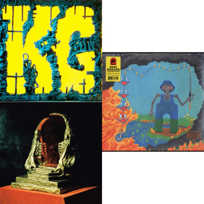 This is a 3 LP Vinyl SKU bundle.
1.This LP Vinyl is brand new.Format: LP VinylMusic Style: Psychedelic RockThis item's title is: K.G. (X)Artist: King Gizzard & The Lizard WizardLabel: KGLWBarcode: 9332727110535Release Date: 12/11/2020
2.This LP Vinyl is brand new.