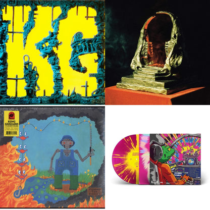 This is a 4 LP Vinyl SKU bundle.
1.This LP Vinyl is brand new.Format: LP VinylMusic Style: Psychedelic RockThis item's title is: K.G. (X)Artist: King Gizzard & The Lizard WizardLabel: KGLWBarcode: 9332727110535Release Date: 12/11/2020
2.This LP Vinyl is brand new.
