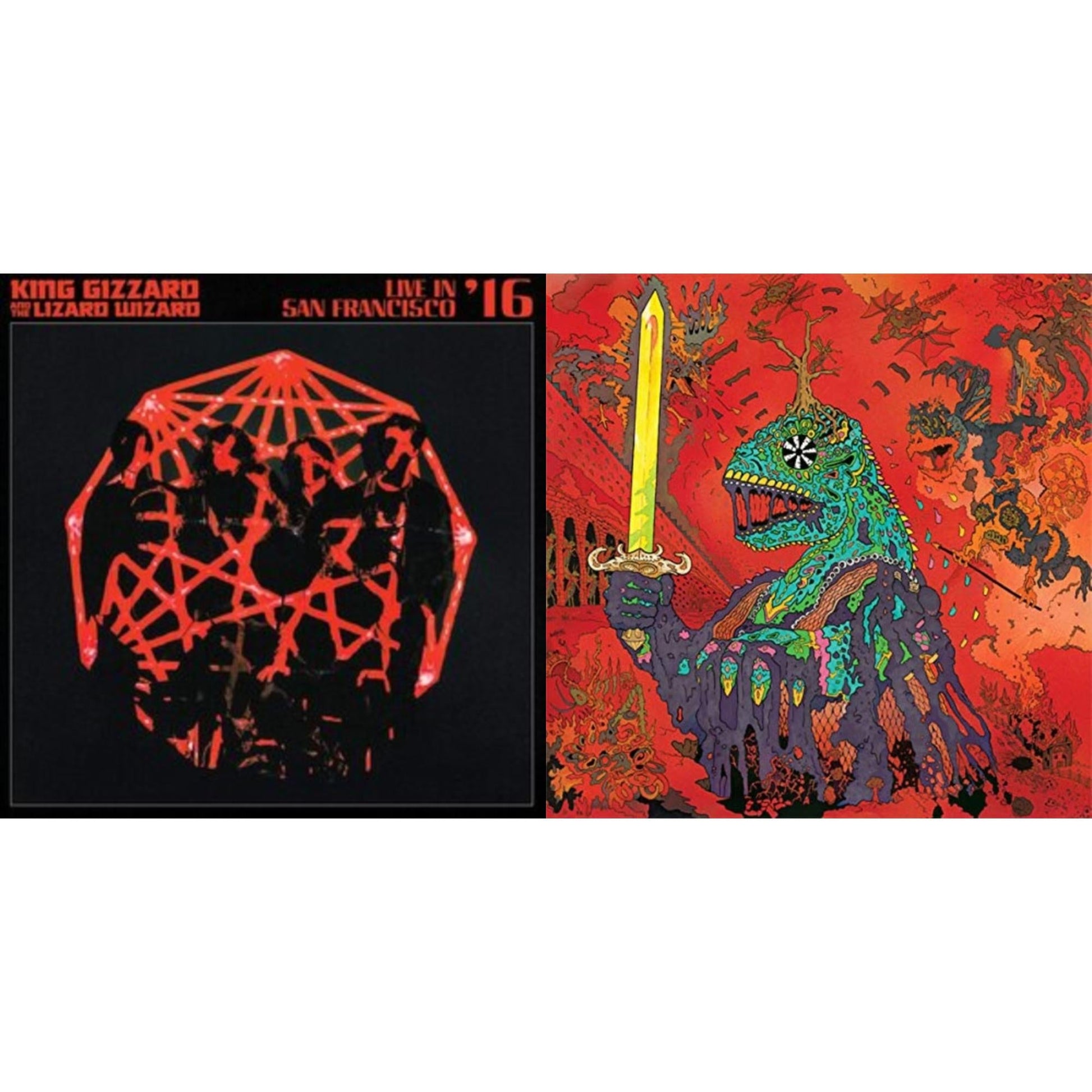 This is a 2 LP Vinyl SKU bundle.
1.This LP Vinyl is brand new.Format: LP VinylMusic Style: Psychedelic RockThis item's title is: 12 Bar Bruise (Sea Foam Green LP Vinyl)Artist: King Gizzard & The Lizard WizardLabel: ATO RECORDSBarcode: 880882339517Release Date: 11/2/2018
2.