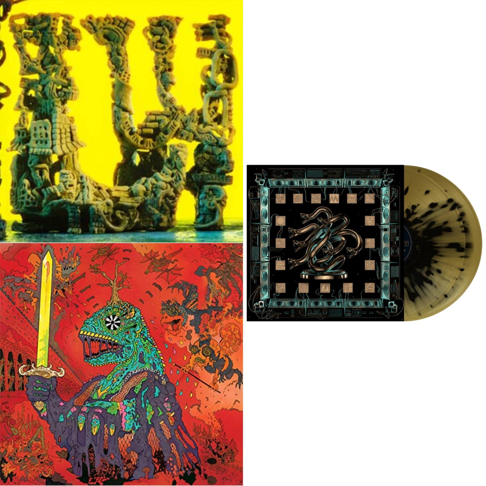 This is a 3 LP Vinyl SKU bundle.
1.This LP Vinyl is brand new.Format: LP VinylMusic Style: Psychedelic RockThis item's title is: L.W.Artist: King Gizzard & The Lizard WizardLabel: KGLWBarcode: 842812139918Release Date: 5/28/2021
2.This LP Vinyl is brand new.
