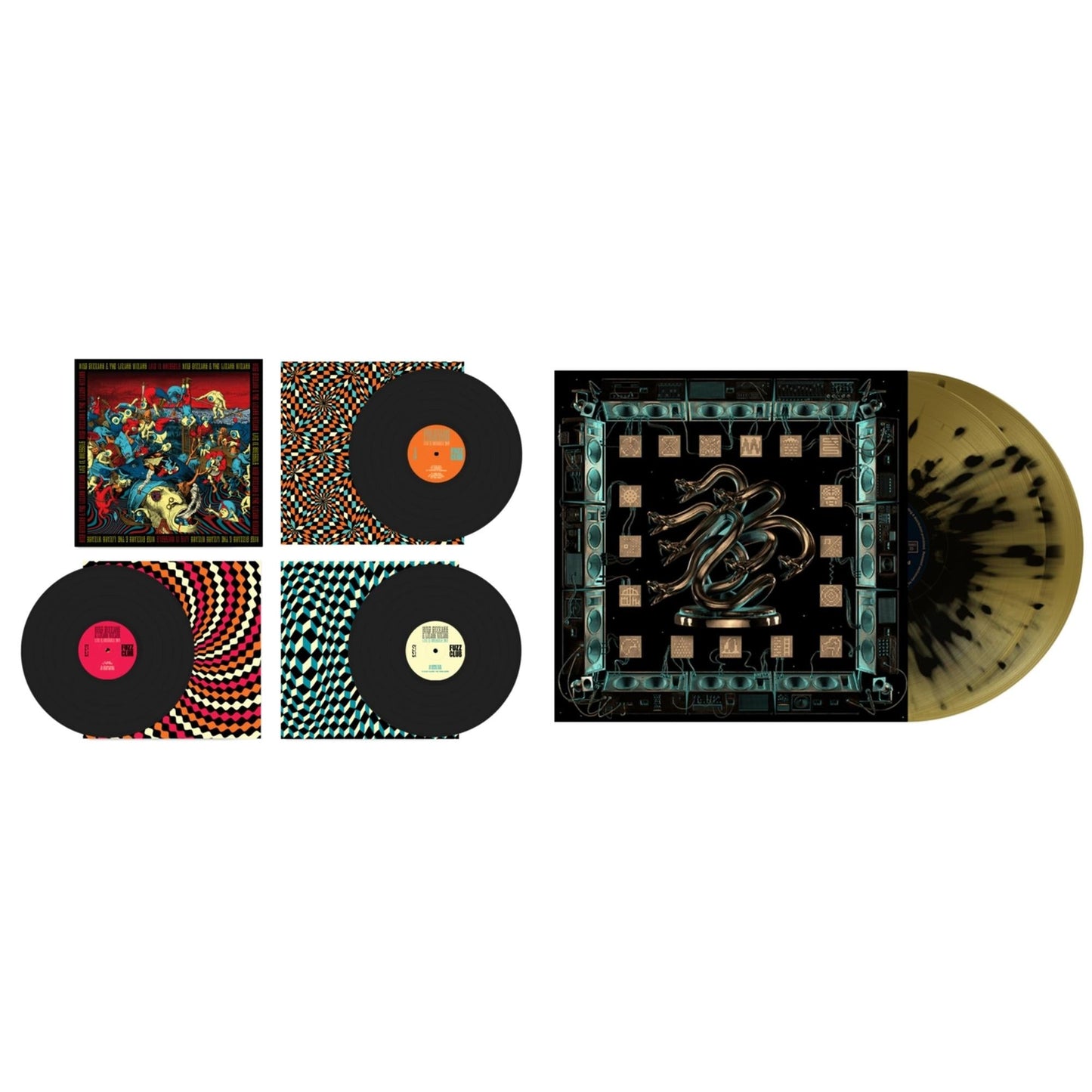 Live In Brussels '19 (Fuzz Club Official Bootleg) & Chunky Shrapnel (2LP/Gold With Black Splatter Vinyl)