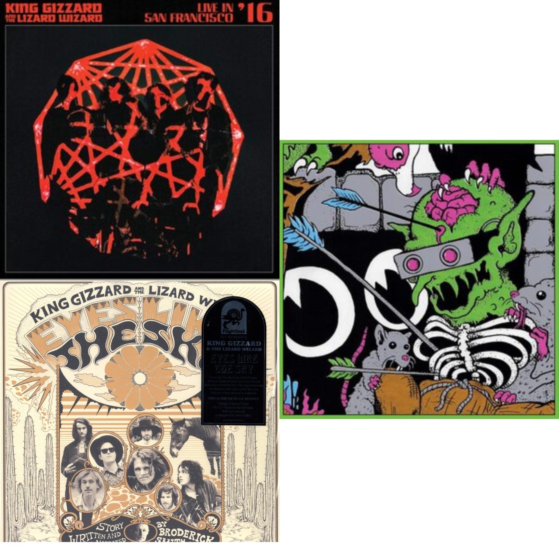 This is a 3 LP Vinyl SKU bundle.
1.This LP Vinyl is brand new.Format: LP VinylMusic Style: Stoner RockThis item's title is: Live In Brussels '19 (140G/3LP)Artist: King Gizzard & The Lizard WizardLabel: DRASTIC PLASTICBarcode: 856684006032Release Date: 9/3/2021
2.