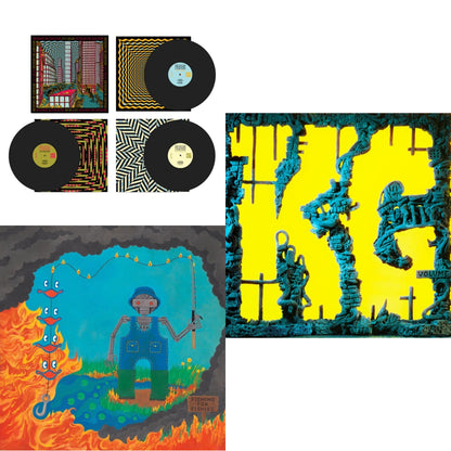 Live In Asheville '19 (Fuzz Club Official Bootleg) & Fishing For Fishies (Oil Spill Edition LP Vinyl) & K.G. (X)