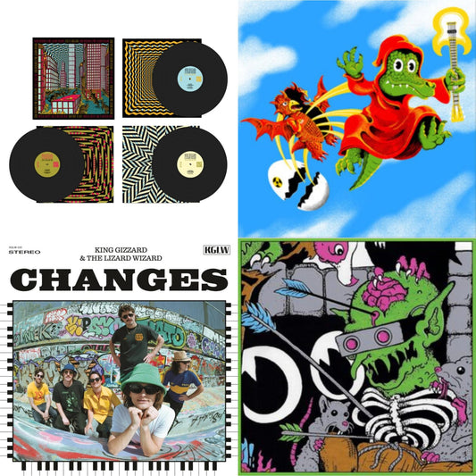 Live In Asheville '19 (Fuzz Club Official Bootleg) & Live In Melbourne '21 (Yellow Vinyl/2LP) (I) & Changes (Recycled Black Wax LP Vinyl) & Live In Brussels '19 (140G/3LP)