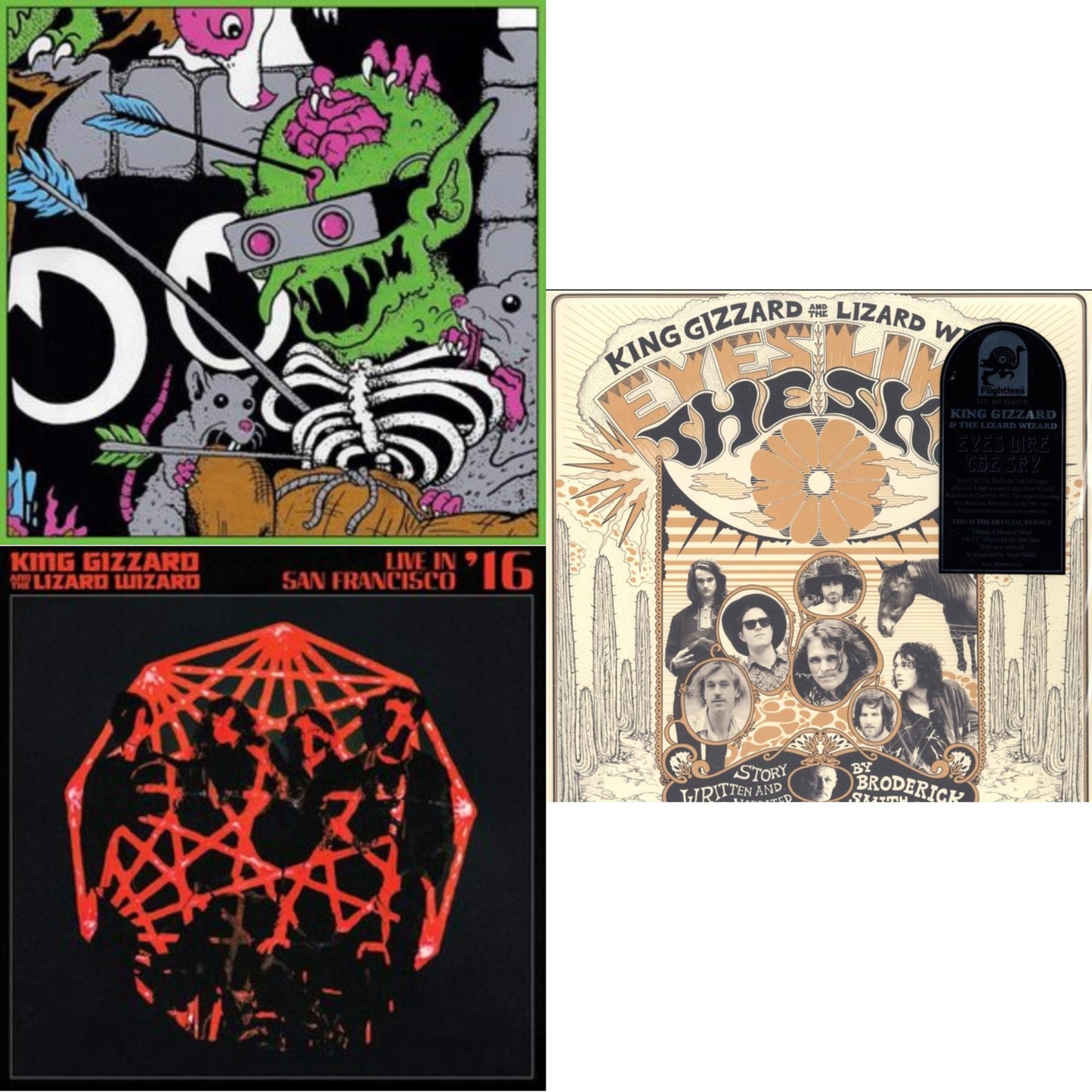 This is a 3 LP Vinyl SKU bundle.
1.This LP Vinyl is brand new.Format: LP VinylMusic Style: Stoner RockThis item's title is: Live In Brussels '19 (140G/3LP)Artist: King Gizzard & The Lizard WizardLabel: DRASTIC PLASTICBarcode: 856684006032Release Date: 9/3/2021
2.