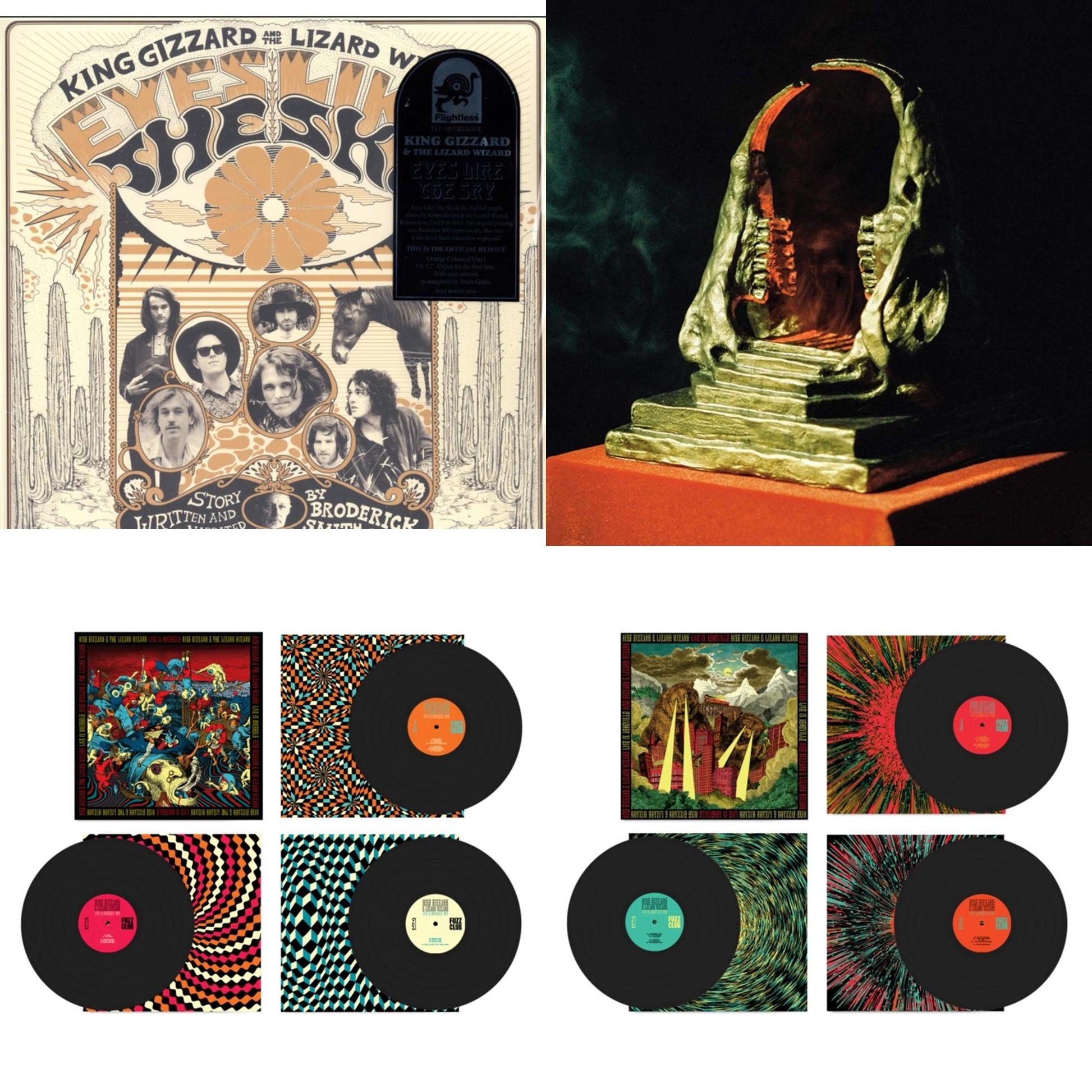 This is a 4 LP Vinyl SKU bundle.
1.This LP Vinyl is brand new.Format: LP VinylThis item's title is: Live In Brussels '19 (Fuzz Club Official Bootleg)Artist: King Gizzard & The Lizard WizardLabel: FUZZ CLUBBarcode: 5060467887106Release Date: 1/10/2025
2.This LP Vinyl is brand new.