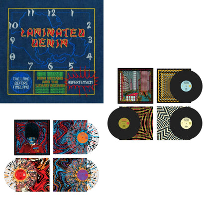 This is a 3 LP Vinyl SKU bundle.
1.This LP Vinyl is brand new.Format: LP VinylMusic Style: Psychedelic RockThis item's title is: Laminated Denim (Lucky Rainbow LP Vinyl)Artist: King Gizzard & The Lizard WizardLabel: KGLWBarcode: 198704290206Release Date: 4/25/2025
2.