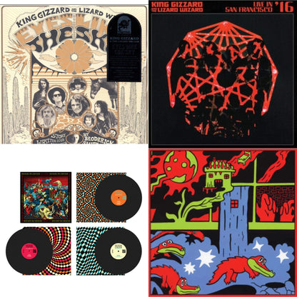This is a 4 LP Vinyl SKU bundle.
1.This LP Vinyl is brand new.Format: LP VinylThis item's title is: Live In Brussels '19 (Fuzz Club Official Bootleg)Artist: King Gizzard & The Lizard WizardLabel: FUZZ CLUBBarcode: 5060467887106Release Date: 1/10/2025
2.This LP Vinyl is brand new.
