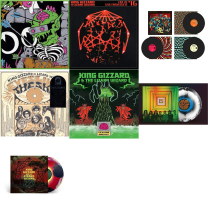 This is a 7 LP Vinyl SKU bundle.
1.This LP Vinyl is brand new.Format: LP VinylMusic Style: Stoner RockThis item's title is: Live In Brussels '19 (140G/3LP)Artist: King Gizzard & The Lizard WizardLabel: DRASTIC PLASTICBarcode: 856684006032Release Date: 9/3/2021
2.