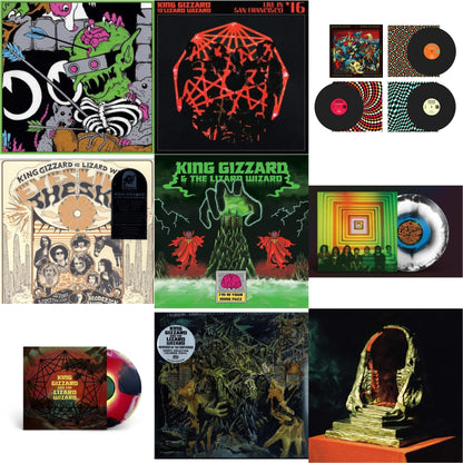 This is a 9 LP Vinyl SKU bundle.
1.This LP Vinyl is brand new.Format: LP VinylMusic Style: Stoner RockThis item's title is: Live In Brussels '19 (140G/3LP)Artist: King Gizzard & The Lizard WizardLabel: DRASTIC PLASTICBarcode: 856684006032Release Date: 9/3/2021
2.