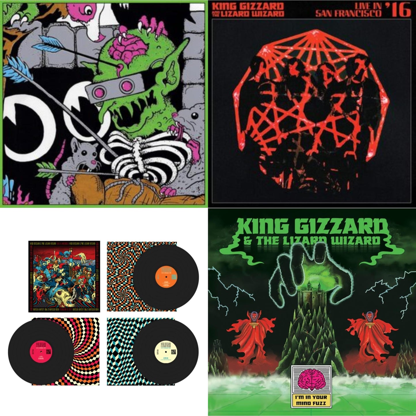 Live In Brussels '19 (Fuzz Club Official Bootleg) & I'm In Your Mind Fuzz & Live In Brussels '19 (140G/3LP) & Live In San Francisco '16 (Deluxe/2LP/Fog/Sunburst Vinyl)