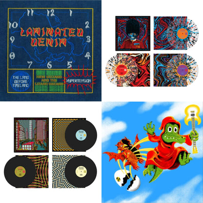 This is a 4 LP Vinyl SKU bundle.
1.This LP Vinyl is brand new.Format: LP VinylMusic Style: Psychedelic RockThis item's title is: Laminated Denim (Lucky Rainbow LP Vinyl)Artist: King Gizzard & The Lizard WizardLabel: KGLWBarcode: 198704290206Release Date: 4/25/2025
2.