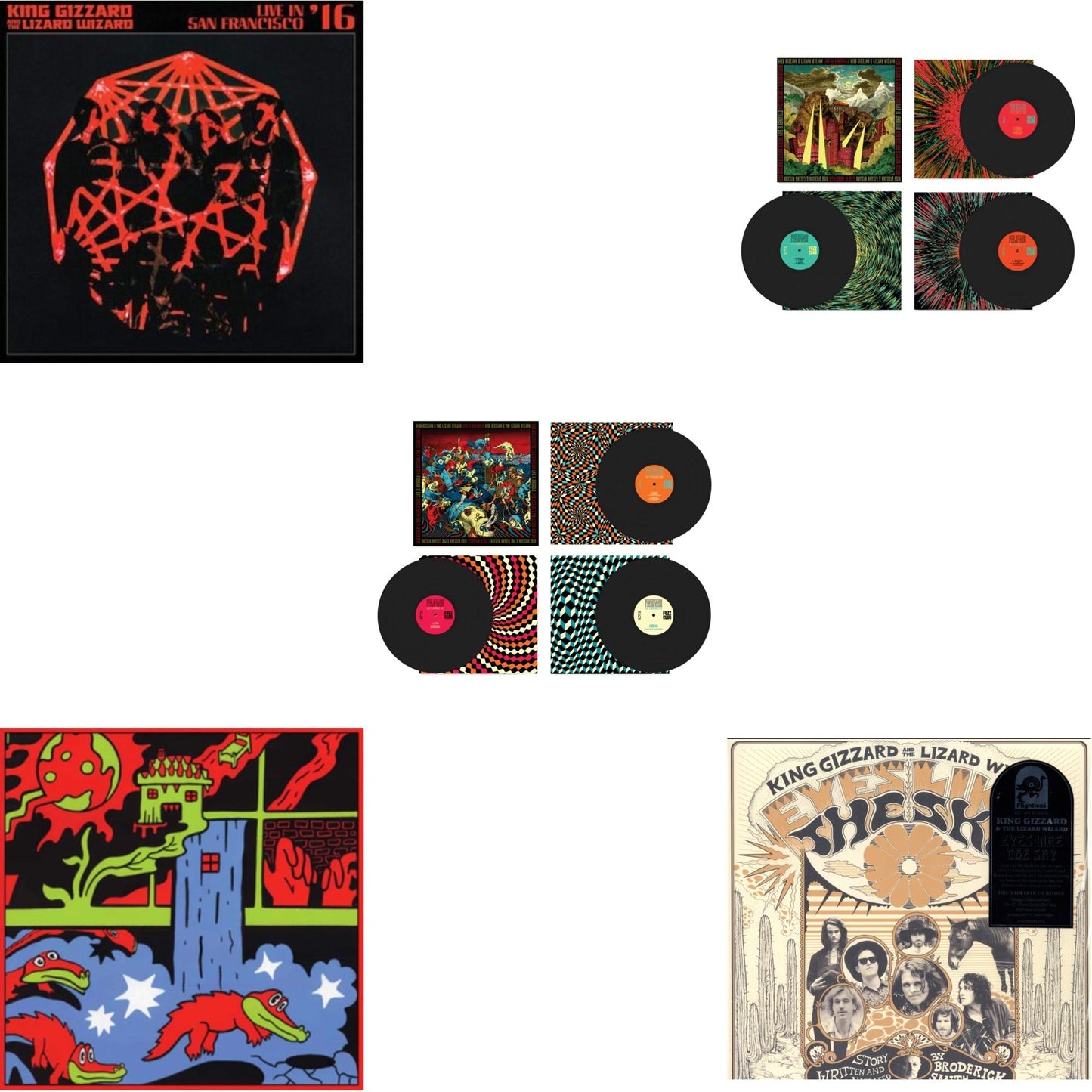 This is a 5 LP Vinyl SKU bundle.
1.This LP Vinyl is brand new.Format: LP VinylThis item's title is: Live In Brussels '19 (Fuzz Club Official Bootleg)Artist: King Gizzard & The Lizard WizardLabel: FUZZ CLUBBarcode: 5060467887106Release Date: 1/10/2025
2.This LP Vinyl is brand new.