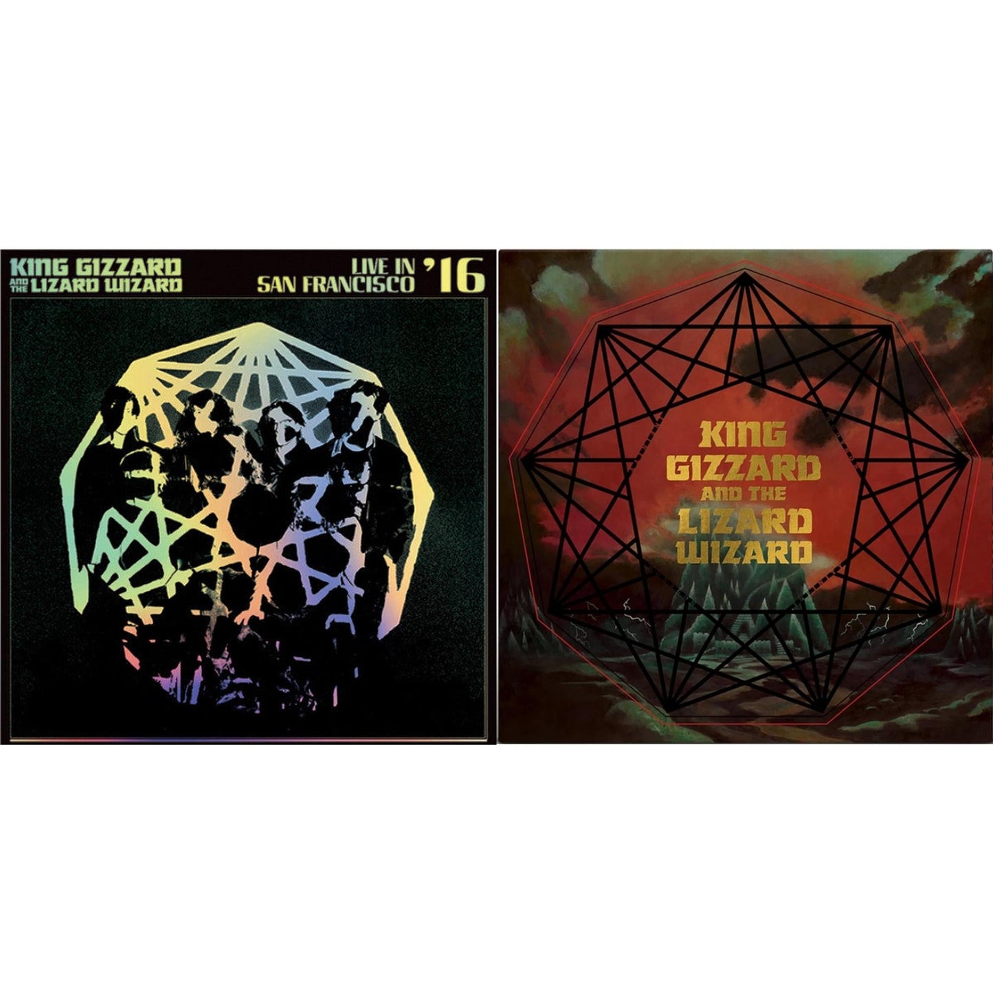 Live In San Francisco '16 (Deluxe/2LP/Fog/Sunburst Vinyl) & Nonagon Infinity (Alien Warp Drive Edition) (2LP/Coloured Vinyl)