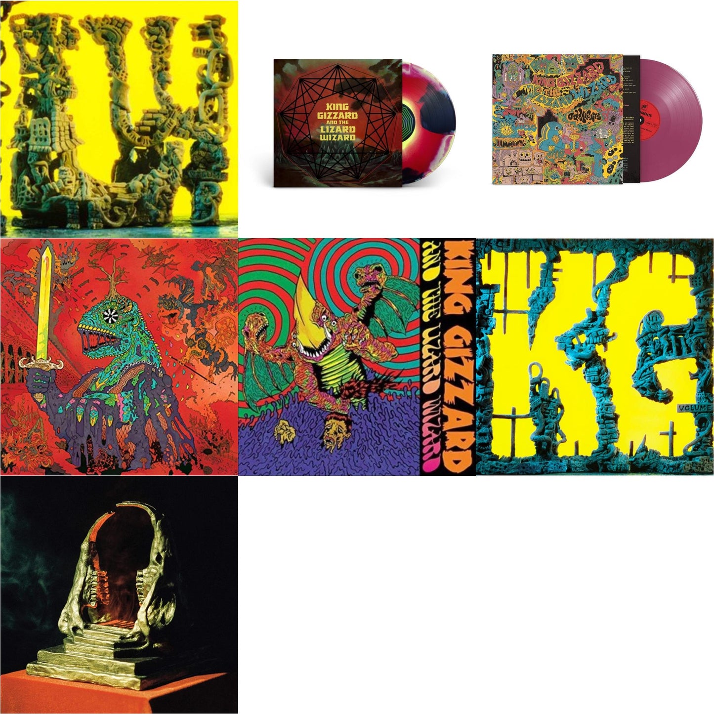 This is a 7 LP Vinyl SKU bundle.
1.This LP Vinyl is brand new.Format: LP VinylMusic Style: Psychedelic RockThis item's title is: L.W.Artist: King Gizzard & The Lizard WizardLabel: KGLWBarcode: 842812139918Release Date: 5/28/2021
2.This LP Vinyl is brand new.