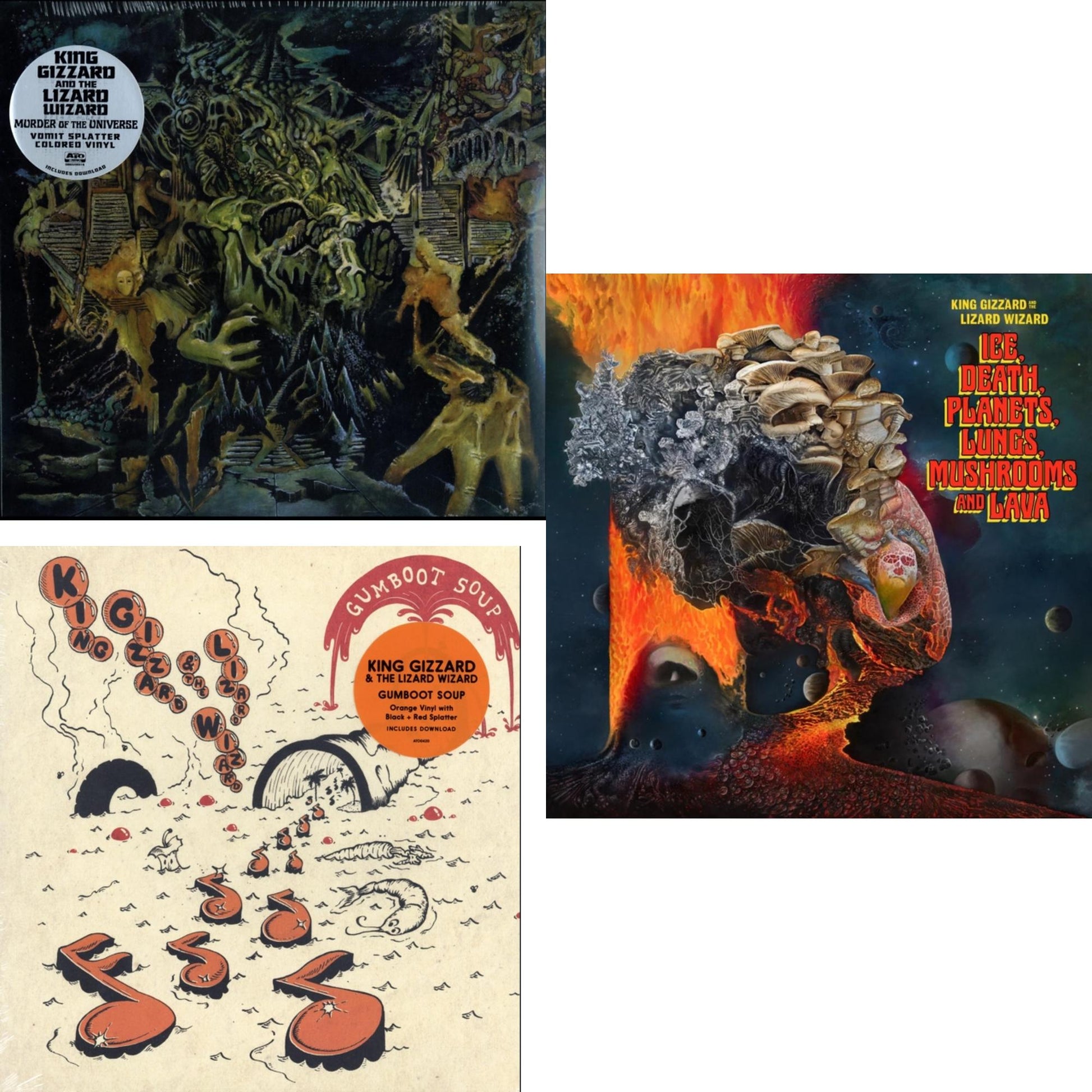 This is a 3 LP Vinyl SKU bundle.
1.This LP Vinyl is brand new.
