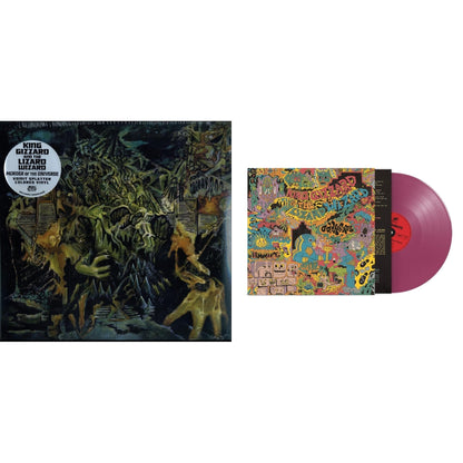 Murder Of The Universe (Transparent Green W/Mustard Yelow Splatter LP Vinyl) & Oddments (Plum LP Vinyl)