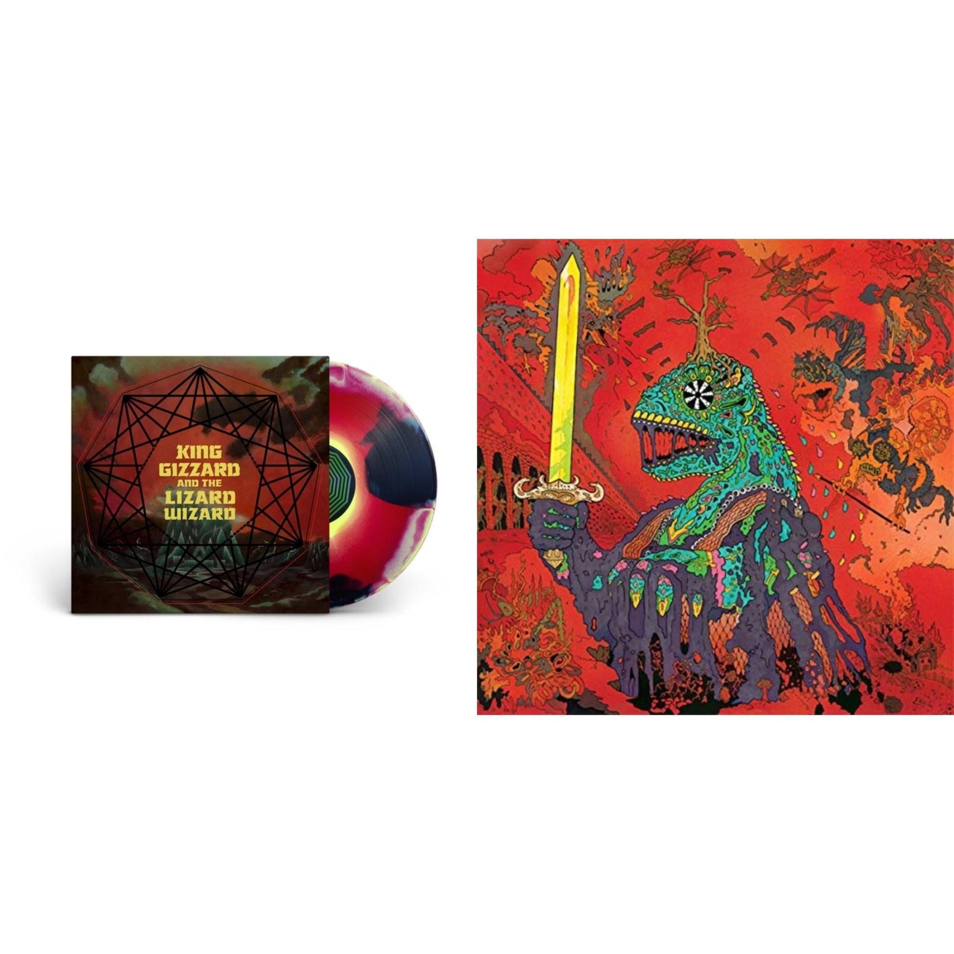 This is a 2 LP Vinyl SKU bundle.
1.This LP Vinyl is brand new.Format: LP VinylMusic Style: Psychedelic RockThis item's title is: 12 Bar Bruise (Sea Foam Green LP Vinyl)Artist: King Gizzard & The Lizard WizardLabel: ATO RECORDSBarcode: 880882339517Release Date: 11/2/2018
2.