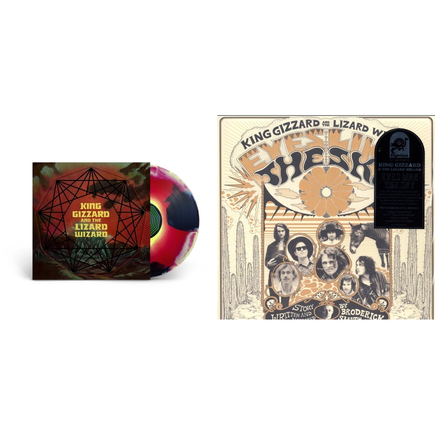 This is a 2 LP Vinyl SKU bundle.
1.This LP Vinyl is brand new.Format: LP VinylMusic Style: Alternative RockThis item's title is: Nonagon Infinity (Yellow/Red/Black LP Vinyl)Artist: King Gizzard & The Lizard WizardLabel: ATO RECORDSBarcode: 880882413613Release Date: 8/6/2020
2.