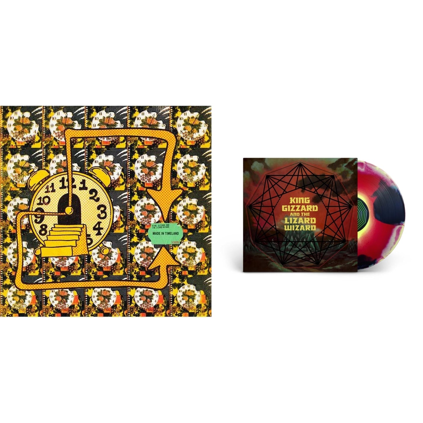 Made In Timeland & Nonagon Infinity (Yellow/Red/Black LP Vinyl)