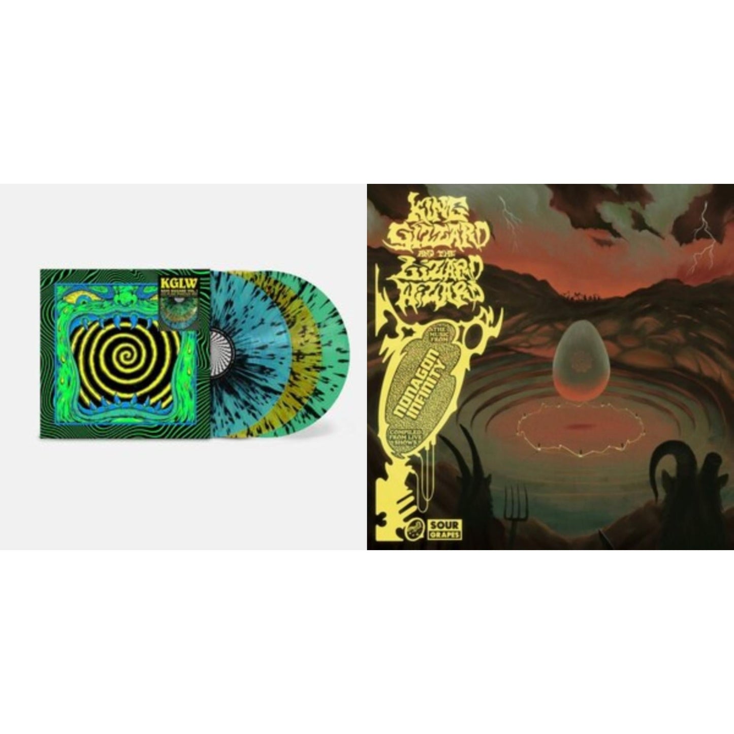 Rave Gizzard - Live In San Francisco '24 (3LP/Splatter Vinyl) & Nonagon Infinity Live (Coloured)