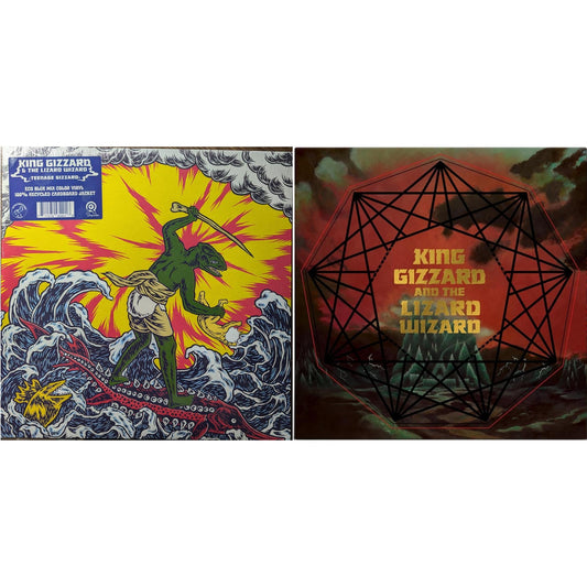 Teenage Gizzard (Blue Eco Mix LP Vinyl) & Nonagon Infinity (Alien Warp Drive Edition) (2LP/Coloured Vinyl)