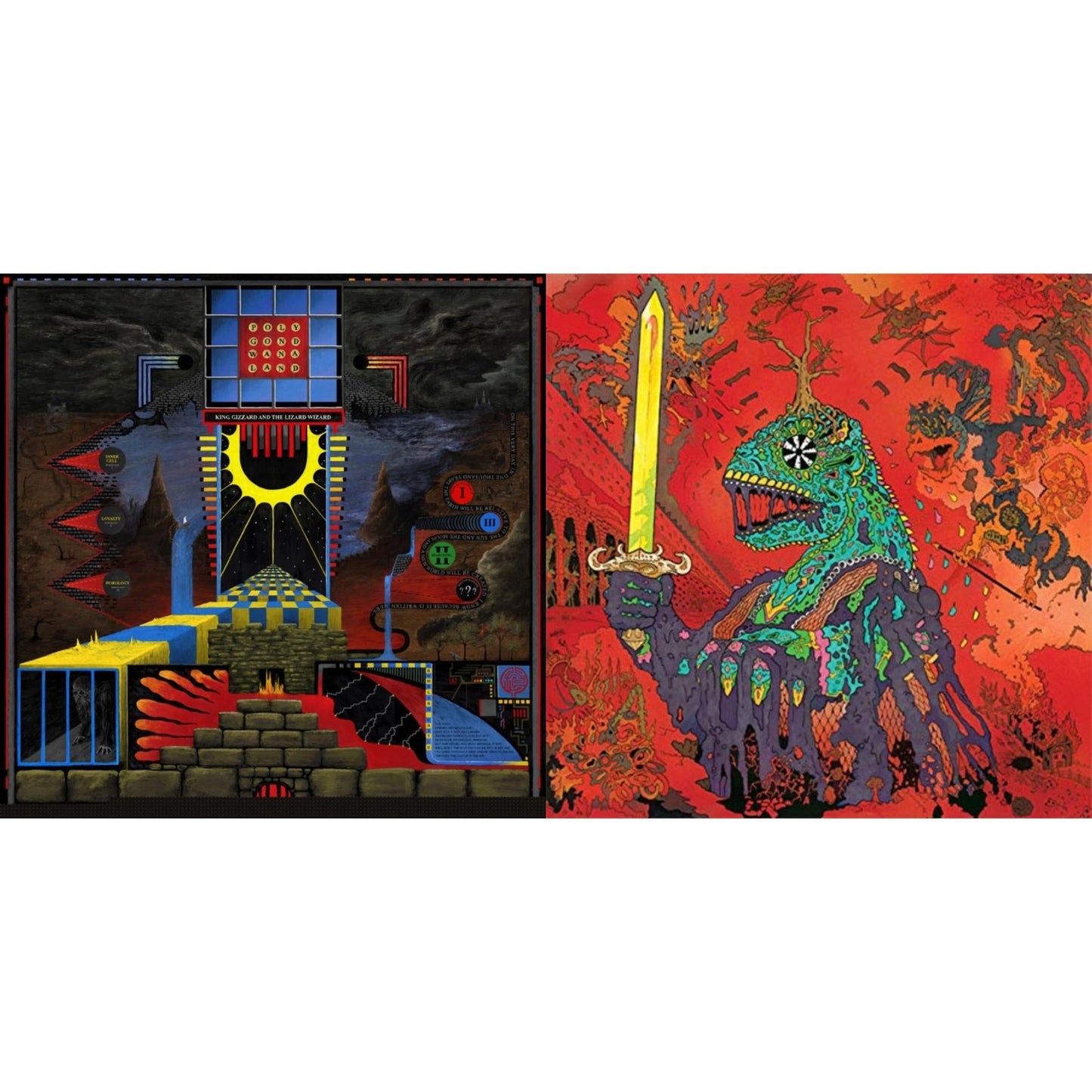 This is a 2 LP Vinyl SKU bundle.
1.This LP Vinyl is brand new.Format: LP VinylMusic Style: Psychedelic RockThis item's title is: PolygondwanalandArtist: King Gizzard & The Lizard WizardLabel: FlightlessBarcode: 880882321215Release Date: 3/16/2018
2.This LP Vinyl is brand new.