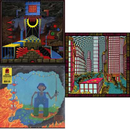 This is a 3 LP Vinyl SKU bundle.
1.This LP Vinyl is brand new.Format: LP VinylMusic Style: Psychedelic RockThis item's title is: PolygondwanalandArtist: King Gizzard & The Lizard WizardLabel: FlightlessBarcode: 880882321215Release Date: 3/16/2018
2.This LP Vinyl is brand new.