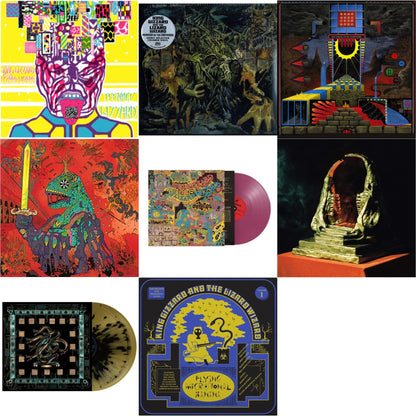 This is a 8 LP Vinyl SKU bundle.
1.This LP Vinyl is brand new.Format: LP VinylMusic Style: SurfThis item's title is: Teenage Gizzard (Fuzz Club Official Bootleg) (Deluxe Edition)Artist: King Gizzard & The Lizard WizardLabel: FUZZ CLUBBarcode: 5060467887199Release Date: 5/28/2021
2.