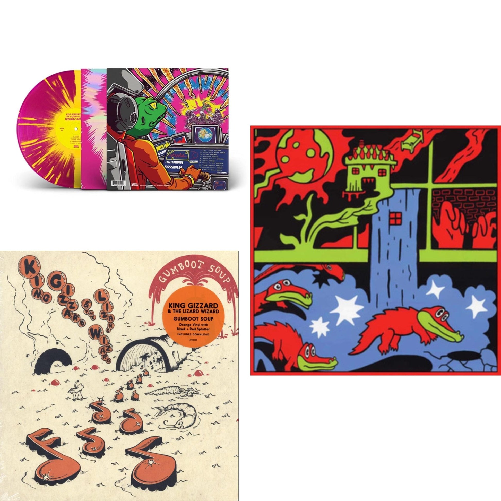 This is a 3 LP Vinyl SKU bundle.
1.This LP Vinyl is brand new.Format: LP VinylThis item's title is: Live In Paris '19 (Fuzz Club Official Bootleg)Artist: King Gizzard & The Lizard WizardLabel: FUZZ CLUBBarcode: 5060467887120Release Date: 5/28/2021
2.This LP Vinyl is brand new.