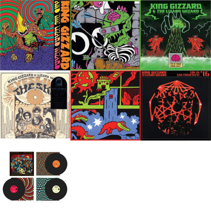 This is a 7 LP Vinyl SKU bundle.
1.This LP Vinyl is brand new.Format: LP VinylThis item's title is: Live In Brussels '19 (Fuzz Club Official Bootleg)Artist: King Gizzard & The Lizard WizardLabel: FUZZ CLUBBarcode: 5060467887106Release Date: 1/10/2025
2.This LP Vinyl is brand new.